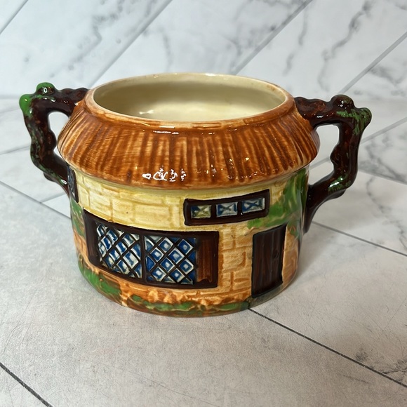 Beswick English Cottage Ware Tea Set, Sugar and Creamer Holders - Picture 2 of 7